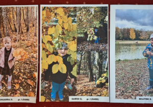 Jesienne zdjęcia dzieci z grupy I