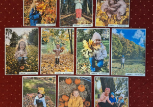 Jesienne zdjęcia dzieci z grupy III