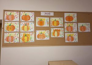 Wystawa prac dzieci - dynie