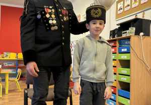 Chłopiec z górnikiem