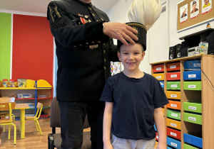 Chłopiec z górnikiem