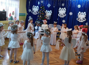 Jasełka i spotkanie wigilijne w grupie "Kotków"