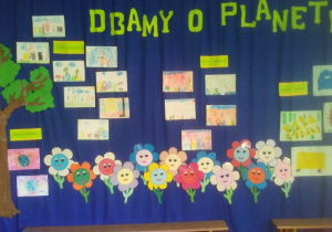 Wystawa prac dzieci "Dbamy o planetę"
